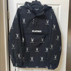 Playboy X PacSun Men’s Large Hooded Anorak Windbreaker